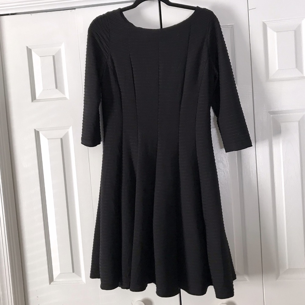 ModCloth Melonie Line Texture Fit and Flare Dress
